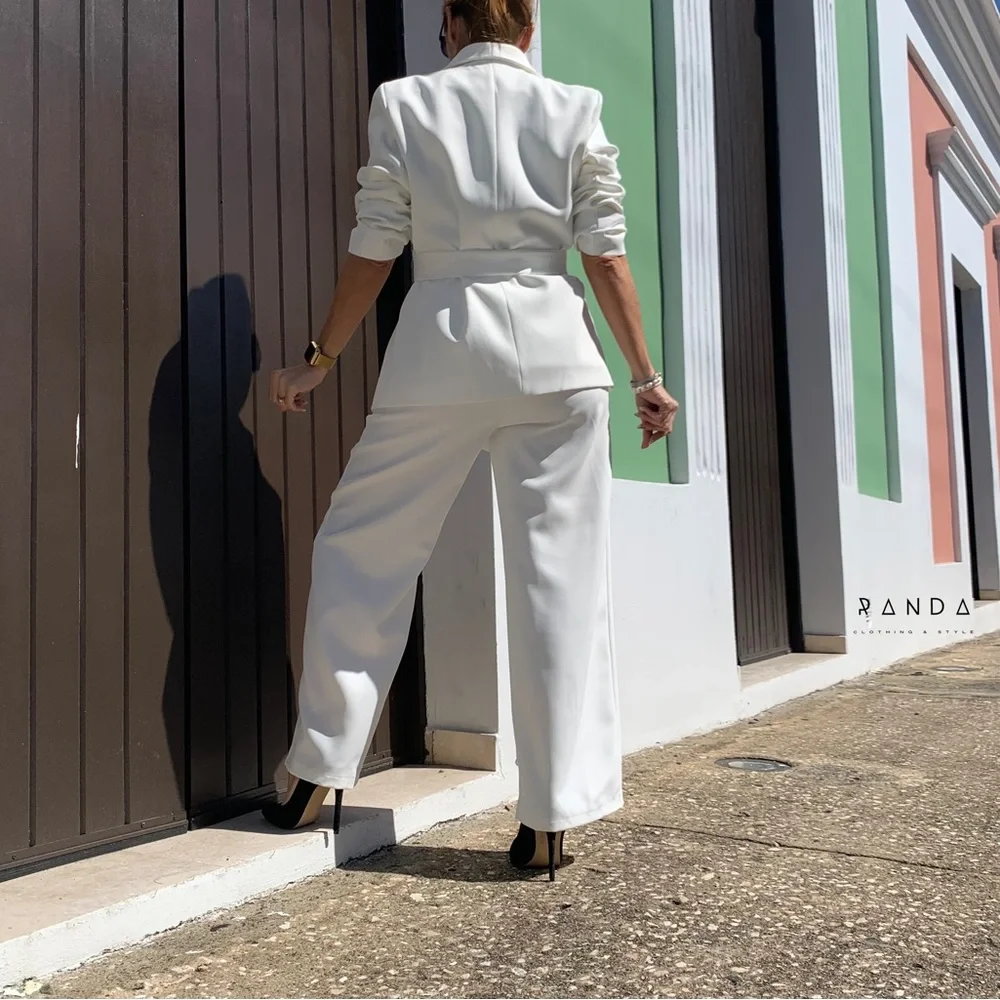 White Blazer Set - Picture 5 of 5